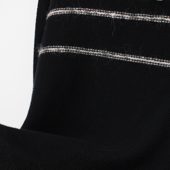 TOMMY HILFIGER Men’s Sweater, Black, Quarter Zip, Cotton, Mohair, Wool Size M - Picture 6 of 12